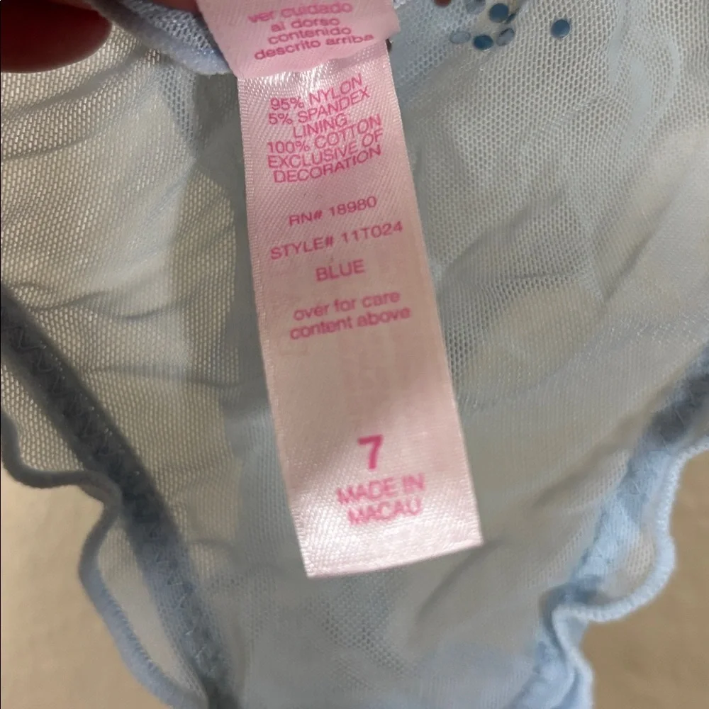 NWOT Secret Treasures Bride/Bridal Wedding Panties Size 7 “Just Married” “Mrs”